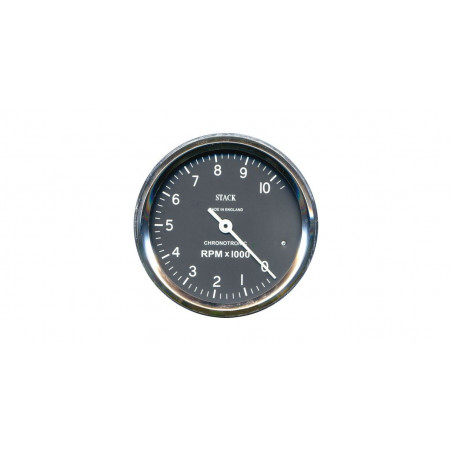 Compte Tours Stack Chronotronic 80mm 0-10000 Noir