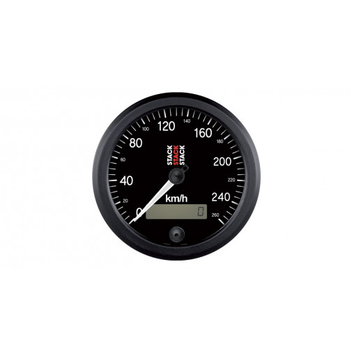 Compteur de Vitesse Stack 0-260km/h Noir