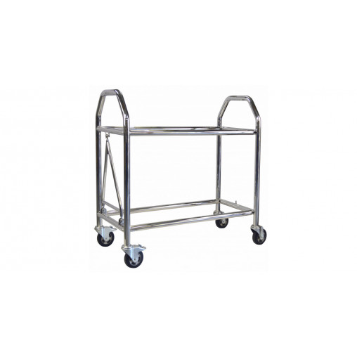 Chariot à pneus bas INOX longueur 1,3m