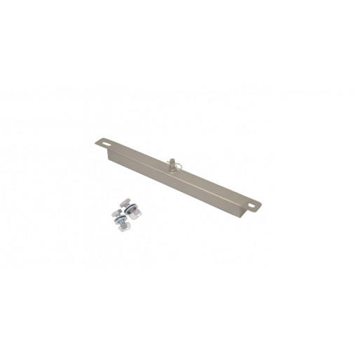Attelage arrière pour chariot à pneus pliable gris