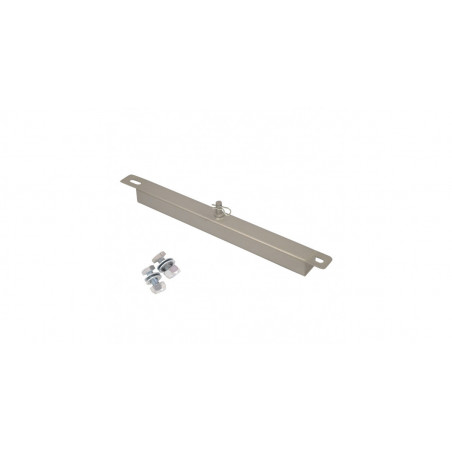 Attelage arrière pour chariot à pneus pliable gris