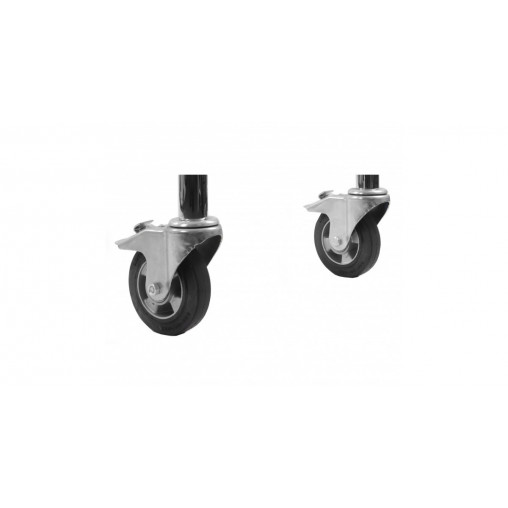 Set de roue pour chariot INOX BG-R102/104