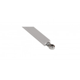 Barre de traction/attelage allongée grise pour chariot à pneus BG-R110P/111P