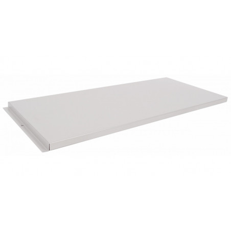 Etagere pour table pliante acier double