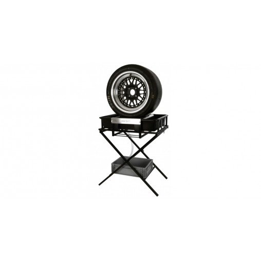 Bac lavage de roue acier noir
