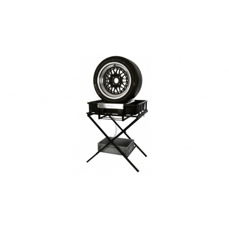 Bac lavage de roue acier noir