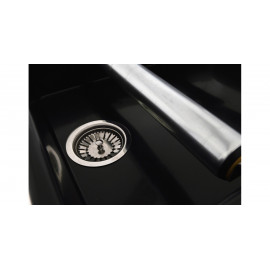 Bac lavage de roue acier noir