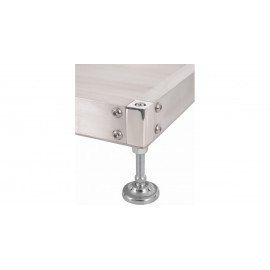 Support réglable en aluminium 680kg pour balances de réglages, vendu par 4