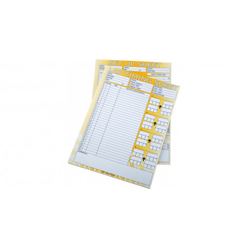 Feuilles de chronometrage par 50