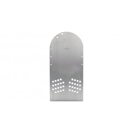 Plaque aluminium vierge à percer pour roue de réglages par 4