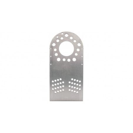 Plaque aluminium pour roue de réglages avec perçages 5x110 5x114,3 et 5x130 et alésage central 72,6mm x4
