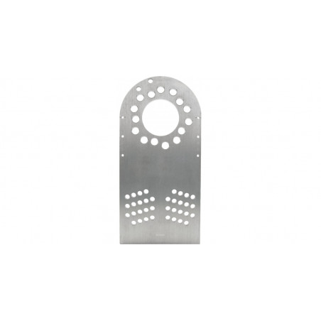 Plaque aluminium pour roue de réglages avec perçages 5x100 5x112 et 5x114,3 et alésage central 73,6mm par 4