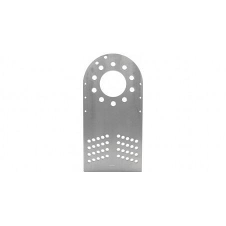 Plaque aluminium pour réglage de roue avec perçages 5x108 et 5x110 alésage central 72,6mm spécial GINETTA G40 G50 et G55 par 4