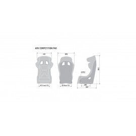 Siège baquet Sparco ADV Compétition rembourré