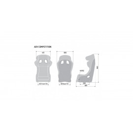 Siège baquet Sparco ADV Compétition