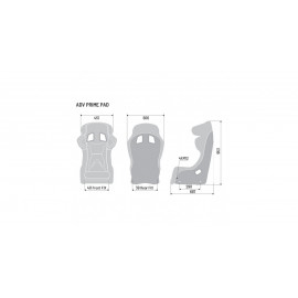 Siège baquet Sparco ADV Prime rembourré