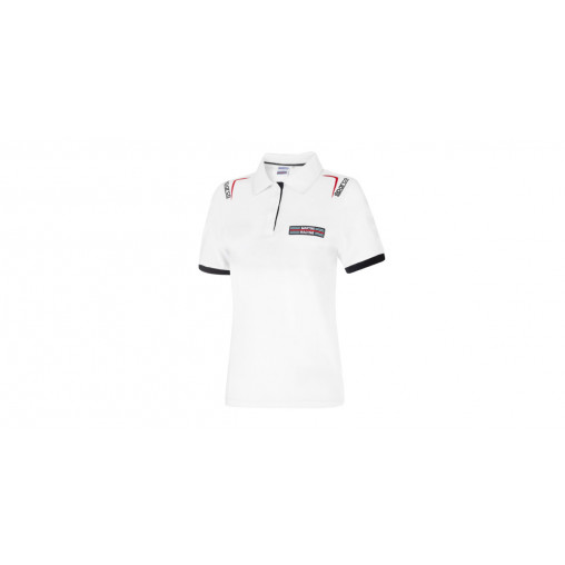 Polo brodé femme Sparco Martini Racing