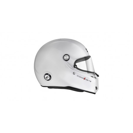 Casque Stilo ST6 FN Composite blanc/noir - Snell SA2025 FIA 8859-24 Hans FIA8858-10