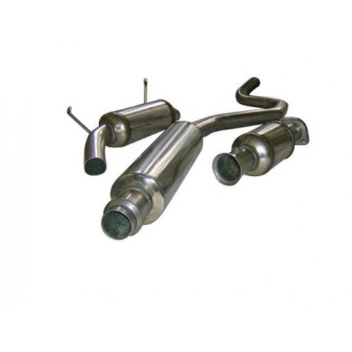 Ligne d'échappement Groupe N pour PEUGEOT 206 RC acier Decata Ligne d'échappement Groupe N pour PEUGEOT 206 RC acier Decata