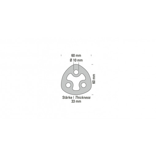 Silentbloc Echappement 220°C POWERSPRINT 909923