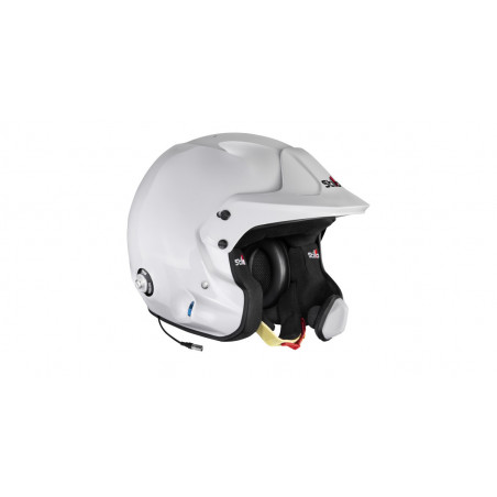 Casque STILO Venti4 WRC Turismo blanc/noir - Snell SA2025 FIA 8859-24 Hans FIA8858-10