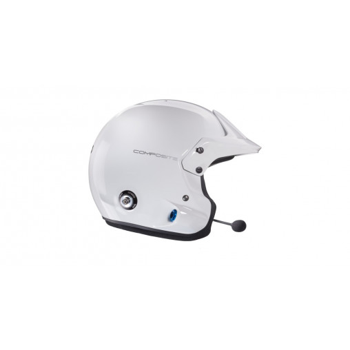 Casque Stilo Venti4 Trophy Jet Composite - Snell SA2025 FIA 8859-2024 Blanc/Intérieur Noir