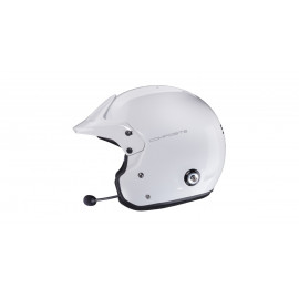 Casque Stilo Venti4 Trophy Jet Composite - Snell SA2025 FIA 8859-2024 Blanc/Intérieur Noir