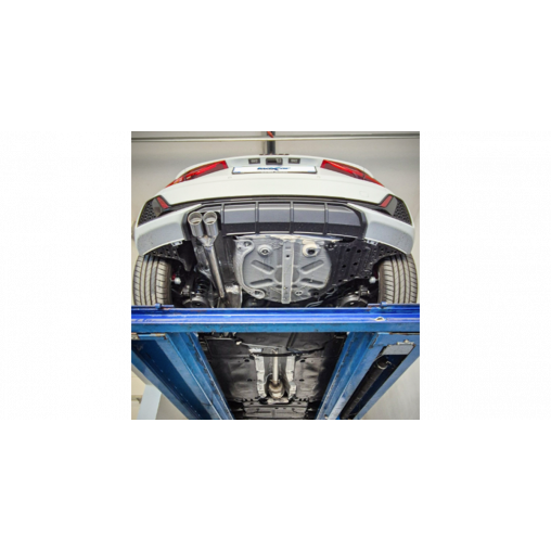 Terminal sans silencieux sortie 2X70 RACING pour AUDI A1 GB 40TFSI 2.0T (207CV)