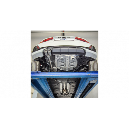 Terminal sans silencieux sortie 2X70 RACING pour AUDI A1 GB 40TFSI 2.0T (207CV)