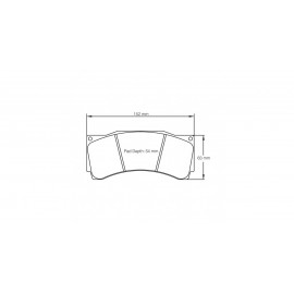 Plaquettes de frein Pagid S1539 RST1,RST2,RST3,RST5