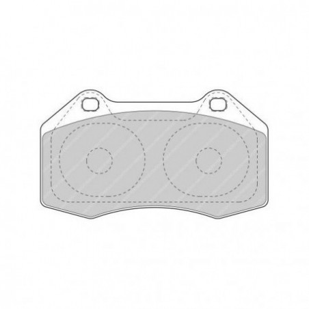 DESTOCKAGE - Plaquettes de Frein Ferodo DSUNO Avant Megane 2 RS ou Clio 3 RS Etrier Brembo