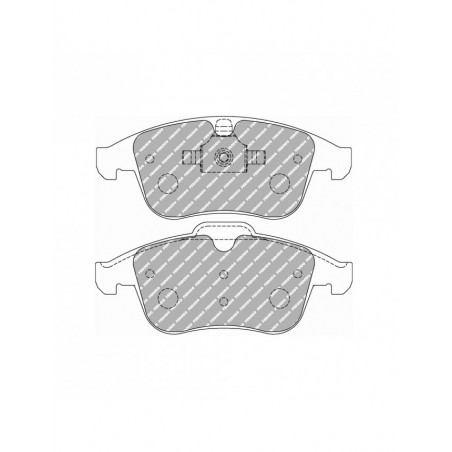 DESTOCKAGE - Plaquettes de frein Ferodo Avant DSUNO Renault Clio 4 RS