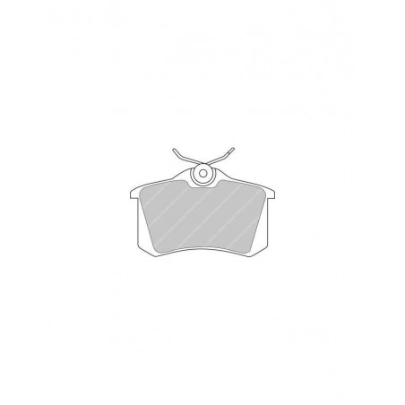 DESTOCKAGE - Plaquettes de frein Ferodo DS2500 arrière pour AUDI SEAT VW FORD HONDA MERCEDES - étrier LUCAS/TRW