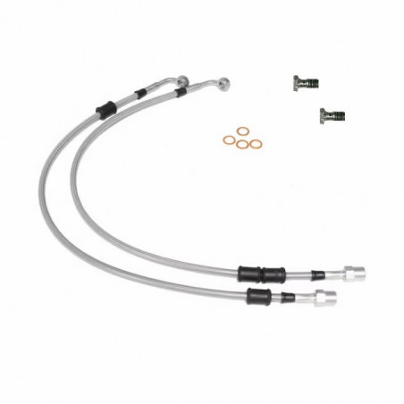 Kit Flexibles de Frein Durite Aviation Avant Goodridge VK2 Peugeot 206 Etrier Brembo Renault Clio 3 RS