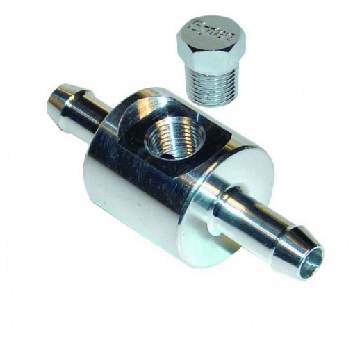 Adaptateur / té de dérivation 8mm pour sonde pression essence avec taraudage 1/8" NPT