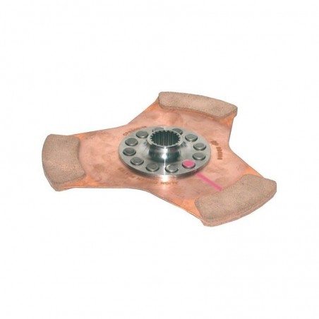 AP RACING - Monodisque diamètre 184mm 3 patins 21 cannelures (arbre diamètre 24mm)
