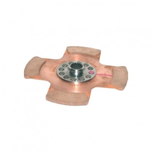AP RACING - Monodisque diamètre 184mm 4 patins 21 cannelures (arbre diamètre 24mm)