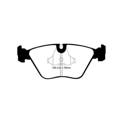 BMW M3 (E46) inclus CSL 3.2 24V S54B32 06/2000-07/2006 Plaquettes de frein avant EBC Brakes Jaune / Yellowstuff (le jeu) BMW M3 (E46) inclus CSL 3.2 24V S54B32 06/2000-07/2006 Plaquettes de frein avant EBC Brakes Jaune / Yellowstuff (le jeu)