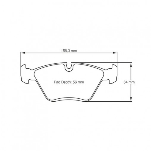 BMW M3 (E46) inclus CSL 3.2 24V S54B32 06/2000-07/2006 Plaquettes de frein avant PAGID Bleu RS4-2 (le jeu)