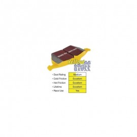 RENAULT Clio II RS 00-05 Plaquettes de frein arrières EBC Brake ® Jaune/Yellowstuff (le jeu)