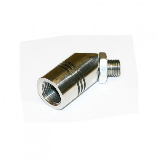 Adaptateur sonde lambda incliné à 45° pour taraudage M12x150