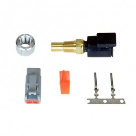 Sonde / Capteur de température d'eau 1/8" NPT avec insert à souder et connecteur type DTM (étanche)