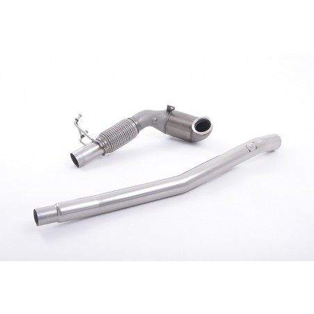 Large Bore Downpipe and Hi-Flow Sports Cat MILLTEK Audi A3 2.0 TFSI quattro Sedan 8V (US-only)