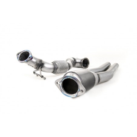 Large Bore Downpipe and Hi-Flow Sports Cat MILLTEK Audi RS3 Saloon / Sedan 400PS (8V MQB) - Non-OPF/GPF Models