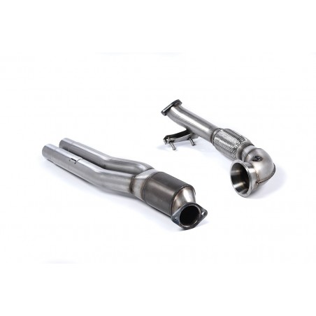 Primary Hi-Flow Sports Cat and Turbo Elbow MILLTEK Audi RS3 Sportback (8V MQB - Pre Facelift Only)