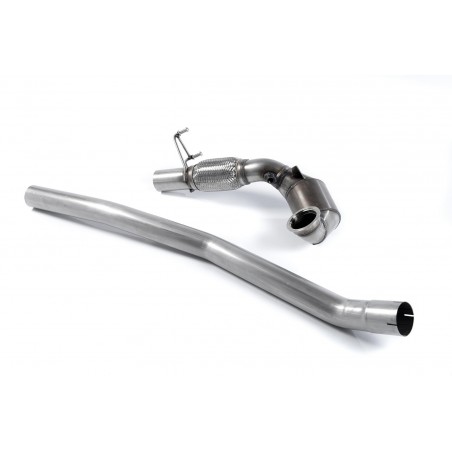 Large Bore Downpipe and Hi-Flow Sports Cat MILLTEK Audi S3 2.0 TFSI quattro 3-Door 8V (Non-GPF Equipped Models Only)