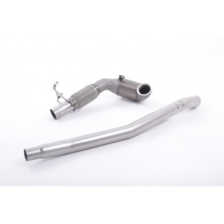 Cast Downpipe with Race Cat MILLTEK Audi S3 2.0 TFSI quattro 3-Door 8V (Non-GPF Equipped Models Only)
