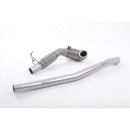 Large Bore Downpipe and Hi-Flow Sports Cat MILLTEK Audi TT Mk3 TTS 2.0TFSI Quattro