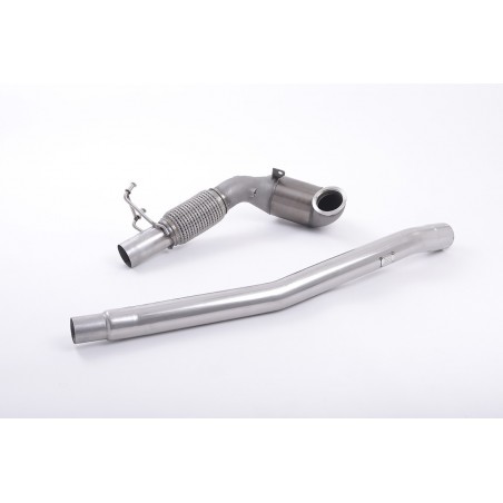 Large Bore Downpipe and Hi-Flow Sports Cat MILLTEK Audi TT Mk3 TTS 2.0TFSI Quattro