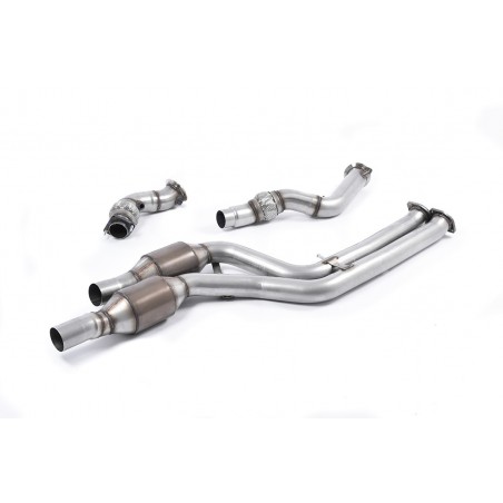 Large Bore Downpipes and Hi-Flow Sports Cats MILLTEK BMW 3 Series F80 M3 & M3 Competition Saloon (Non OPF/GPF Models Only)
